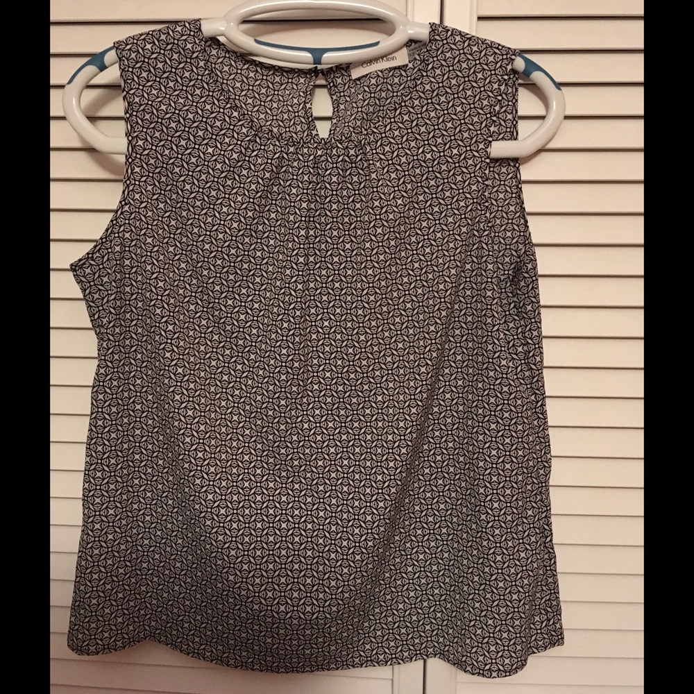 Calvin Klein Sleeveless Top Size Medium